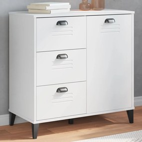 vidaXL Aparador VIKEN 80x40x80 cm derivados de madeira branco