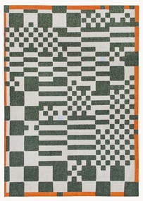 Tapete lavável em jacquard para interior e exterior Chess