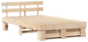 Estrado de Cama com Gavetas 140x190 cm Pinho Maciço