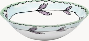 Taças em porcelana Fine Bone China Midnight Flowers, conjunto de 2