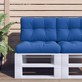 Almofadão para sofá de paletes 50x40x10 cm azul real