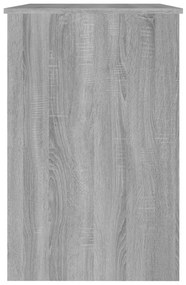 Secretária 100x50x76 cm derivados de madeira cinzento sonoma