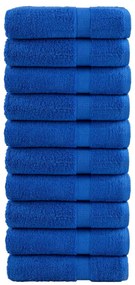 Toalhas de banho premium SOLUND 10pcs 100x150 cm 600 gsm azul