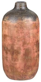 Vaso de terracota cor de cobre 53 cm SARAGOSSA  Beliani
