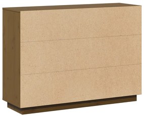 Aparadore 110,5x35x80 cm pinho maciço castanho mel
