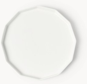 Pratos de pequeno-almoço de porcelana Angoli, conjunto de 4
