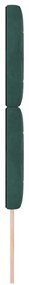 Cabeceira LED Verde Escuro 80 cm em Veludo