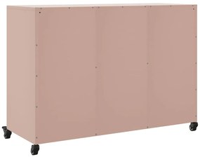 Aparador 100,5x39x72 cm aço rosa
