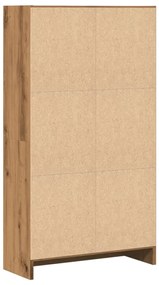 Estante 60x24x109 cm derivados de madeira carvalho artisiano