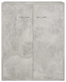 Aparador 60x30x75 cm contraplacado cinzento cimento