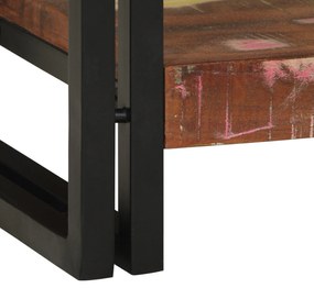 Mesa de Consola vidaXL Multicolorido 120x33x75 cm Madeira Recuperada