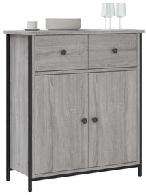 Aparador 70x30x80 cm derivados de madeira cinzento sonoma