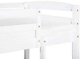 Beliche em madeira de pinho branco com gavetas 90 x 200 cm REGAT Beliani