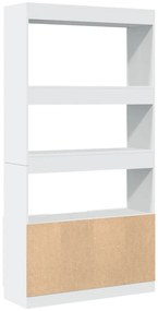 Armário alto 92x33x180 cm derivados de madeira branco