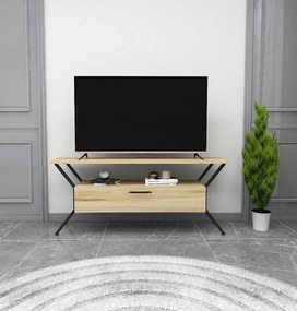 Móvel de TV Tarz – Felt Black – 124x54x35 cm