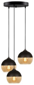 Chandelier Camini – Preto Mel – 45 cm