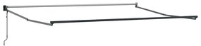 Toldo Retrátil Automático Cinza Claro 450x300 cm
