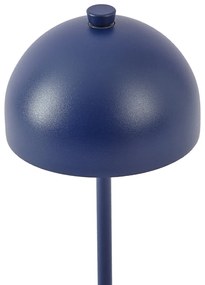 Candeeiro de mesa azul com LED IP54 recarregável com estação de carregamento - Squirrel Moderno