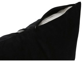 Almofada Home ESPRIT Preto Dourado 50 x 10 x 30 cm