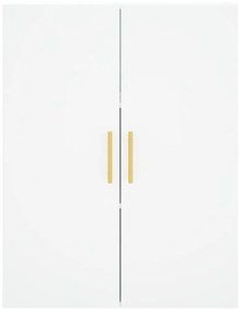 Armário alto 69,5x34x180 cm derivados de madeira branco