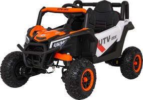 Buggy elétrico para Crianças 12V 4x4 Madman UTV-MX Rodas de espuma EVA Branco