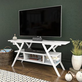 Móvel TV Minerva – Branco – 120x35x55 cm