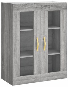 Armário alto 69,5x34x180 cm derivados de madeira sonoma cinza