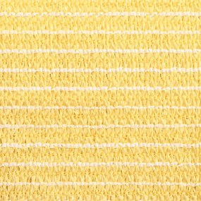 Para-sol estilo vela 160 g/m² 6x6x6 m PEAD bege
