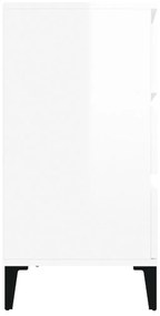 Aparador 60x35x70 cm derivados de madeira branco brilhante