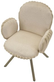 CONJUNTO DE 2 UNIDADES CADEIRAS JANTAR STOCKHOLM -B- 64X68X83 CM  (ALTURA DO ASSENTO CM 45) CREME