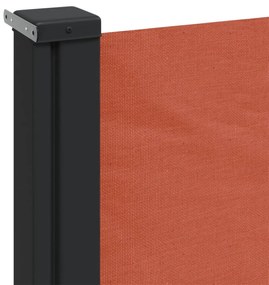 Toldo lateral retrátil 160x600 cm terracota