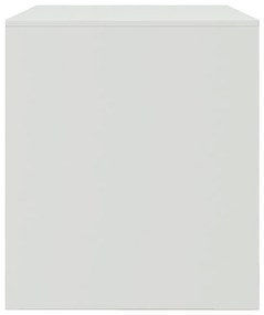 Móvel de TV 67x39x44 cm aço branco