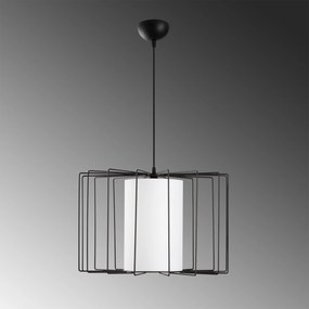 Candeeiro Tel – Preto e Branco – 47 cm