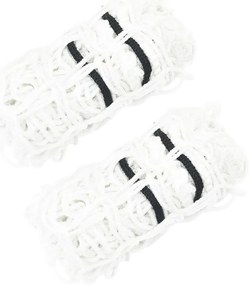 vidaXL Redes para feno redondas PP 2 pcs 75x75 cm branco