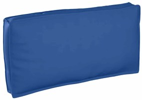 Almofada Palete para Assento/Recliner Azul Real 120x60x12 cm - Tecido