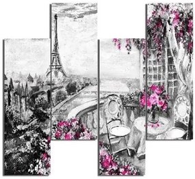 Quadros, telas Homemania  Pintura Paris, Cidades e Paisagens, Multicor, 76x0,3x50cm