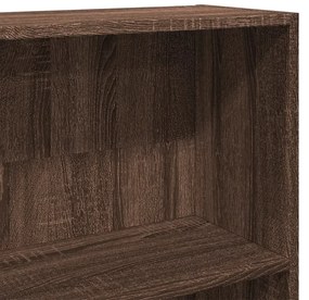 Estante 80x24x176 cm derivados de madeira carvalho castanho
