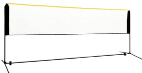 Rede de badmínton ajustável 400x103x94-158 cm metal