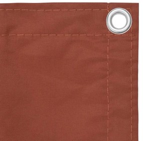 Tela de varanda 90x500 cm tecido Oxford terracota