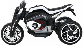 Mota elétrica para Crianças 12V 3 Rodas Rodas Espuma EVA Branca