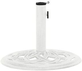 Base para guarda-sol ferro fundido 44x44x31 cm branco