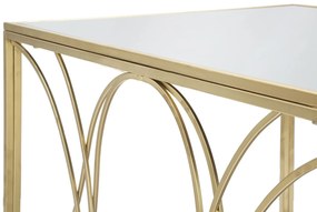 MESA DE CENTRO EXY 90X60X45 CM DOURADA