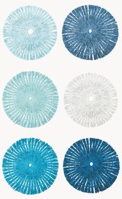 Individuais de mesa artesanais Tovaglietta, 6 uni.