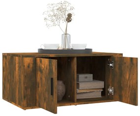 Mesa de centro 80x50x36 cm derivados madeira carvalho fumado