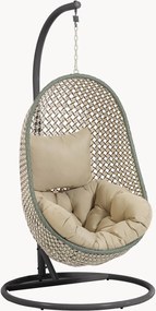 Cadeira suspensa de jardim com suporte Cira