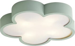 Plafon para crianças verde com branco - Lucille