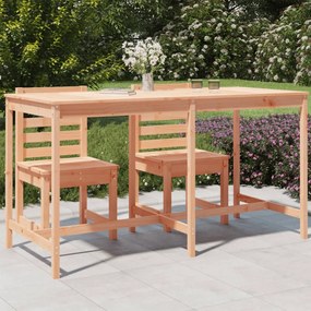 Mesa de jardim 203,5x90x110 cm madeira de douglas maciça