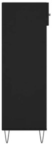 Sapateira 60x35x105 cm derivados de madeira preto