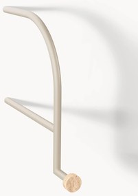 Wall-mounted Coat Rack Disa with Travertine Hooks