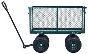 Carrinho de mão para jardim 350 kg verde